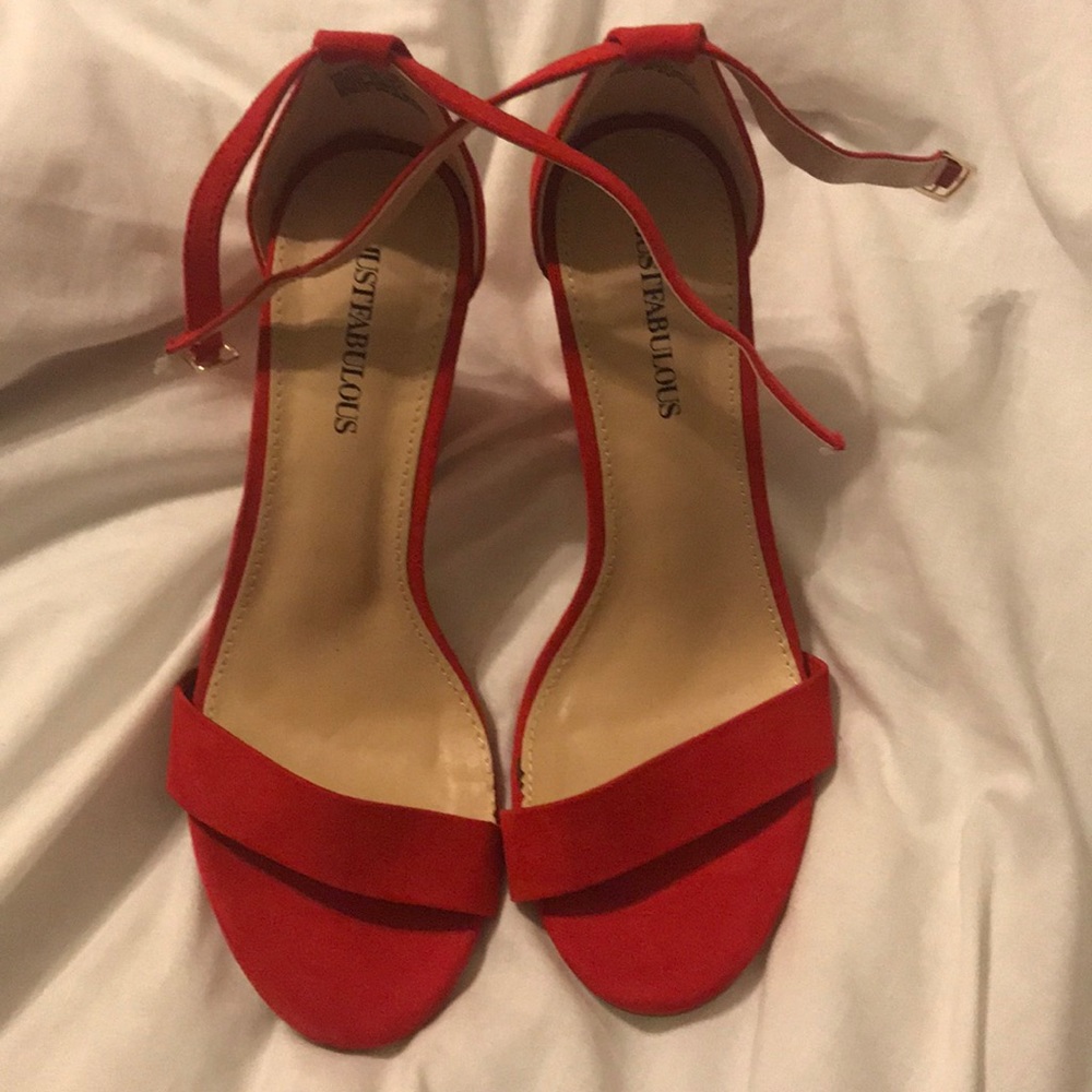 Red sandals